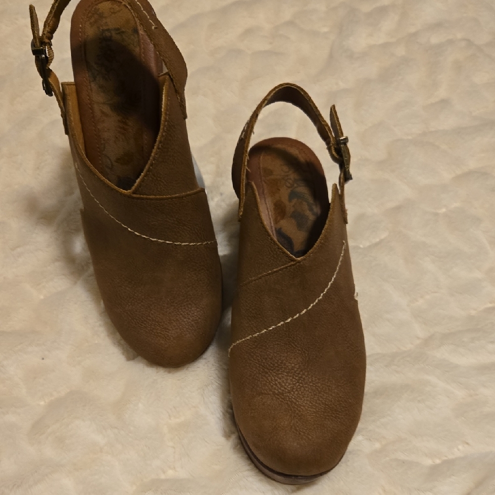 b.o.c. Tan Women's Mules with Slingback